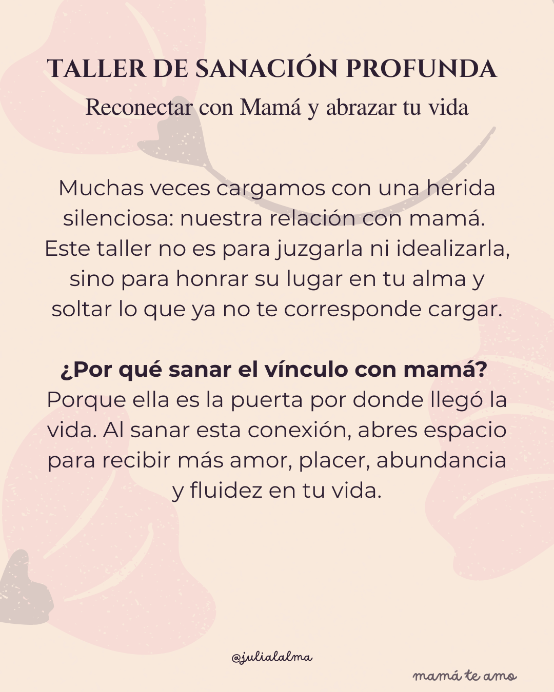 Taller sanación profunda