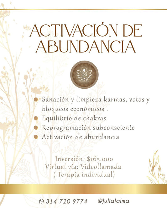 Activación de abundancia